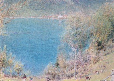Witznan, Lake Lucerne by Albert Goodwin